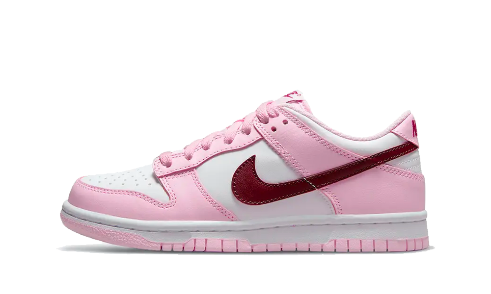 Dunk Low Pink Red White CW1590-601