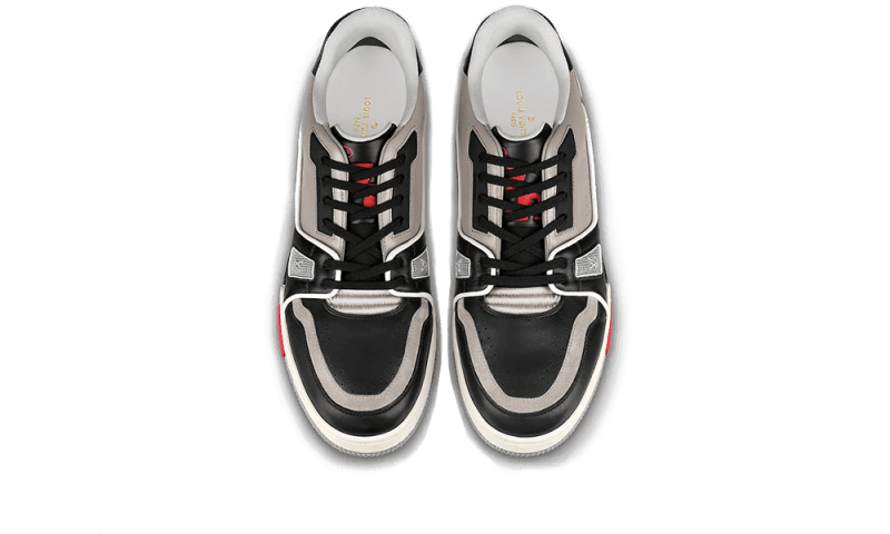 1A54H5 - Louis Vuitton LV Trainer Sneaker Low 'Black/Grey' - RvceShops