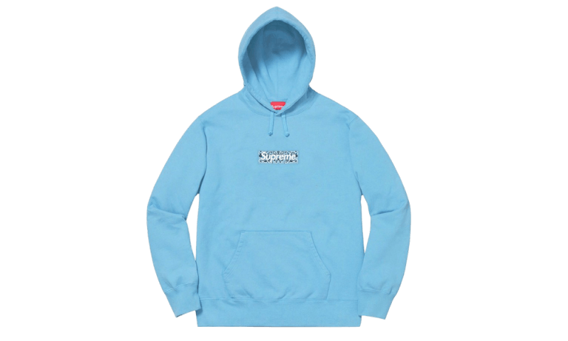 Supreme Bandana Box Logo Hooded Sweatshirt Blue - TBD – Izicop